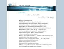 Tablet Screenshot of classaction.kccllc.net